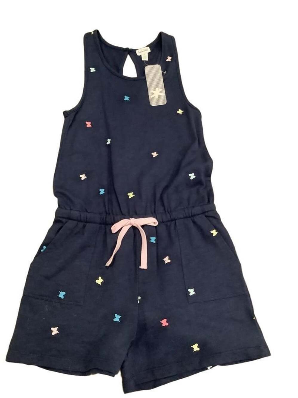 Splendid Kids Dancing Hearts Romper Size 10